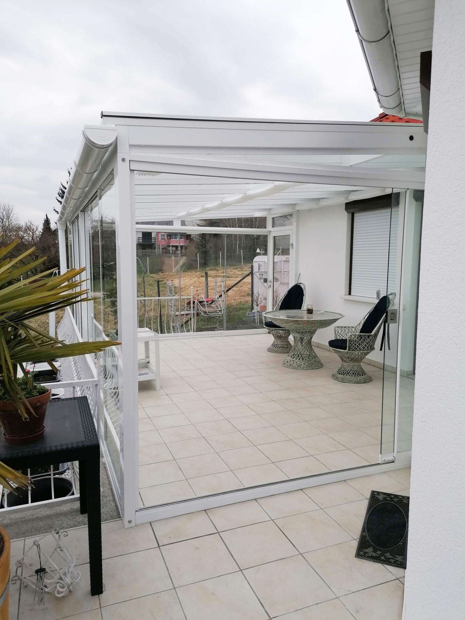 ADA Wintergarten Glasschiebewand