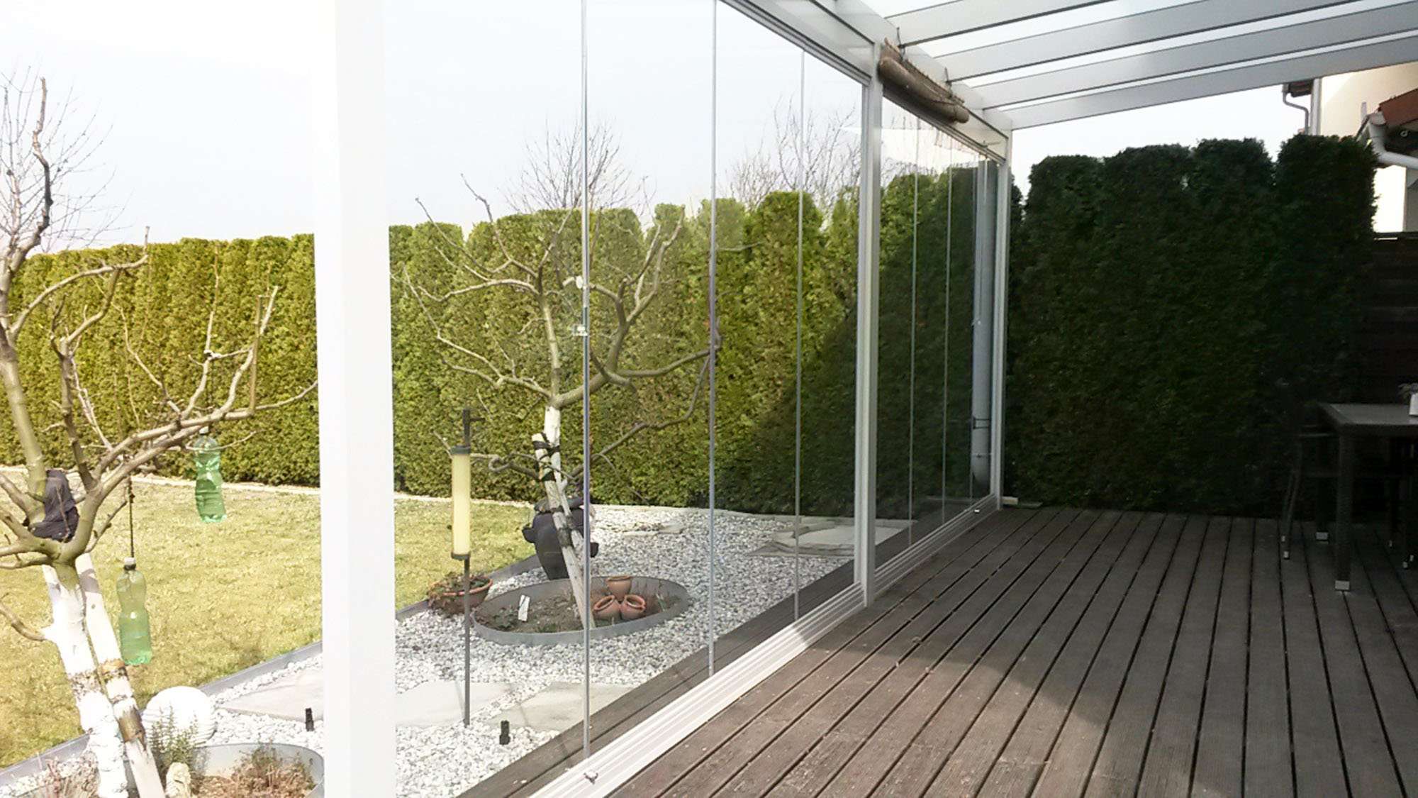 ADA Wintergarten Glasschiebewand